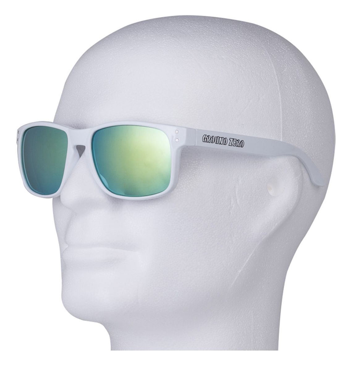 Ground Zero Solbrille, hvit