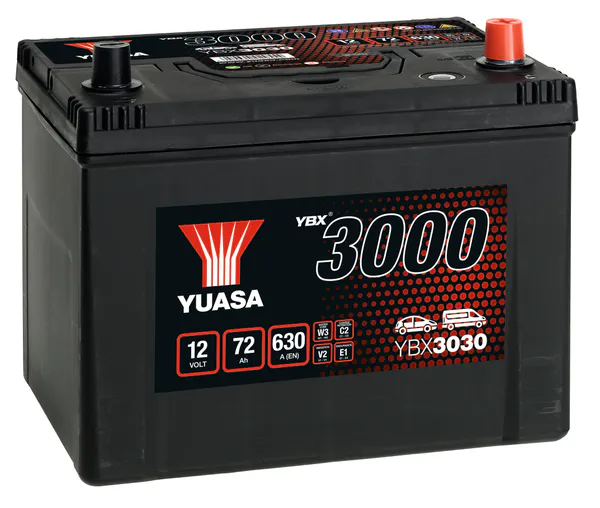 Hovedbilde Yuasa YBX3030 (12v 72Ah)