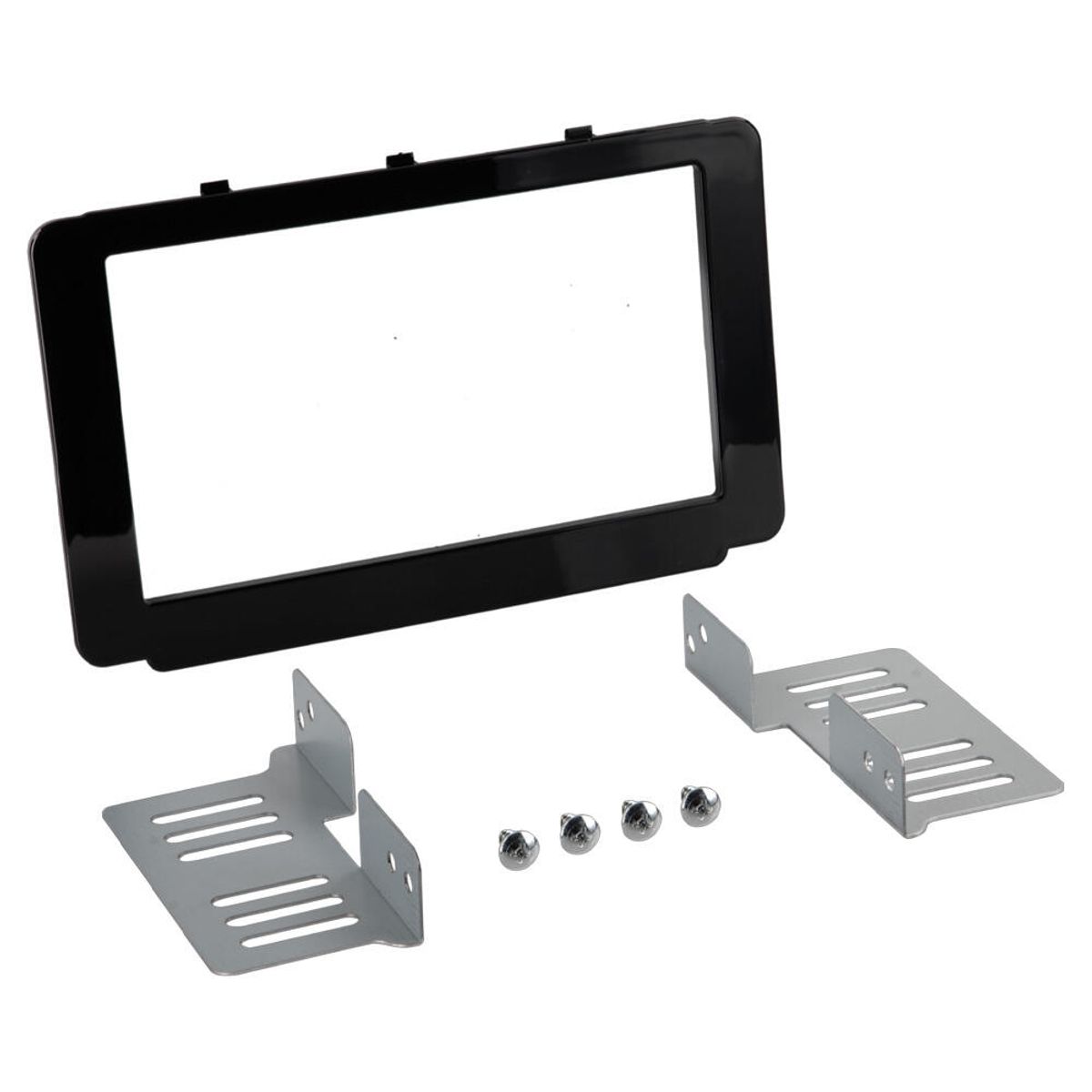 2-DIN monteringsramme - Pianolakk Toyota Hilux (2016-2020)