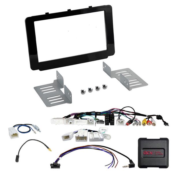 Hovedbilde 2-DIN monteringssett - komplett Hilux (2016-2020) m/ryggekamera